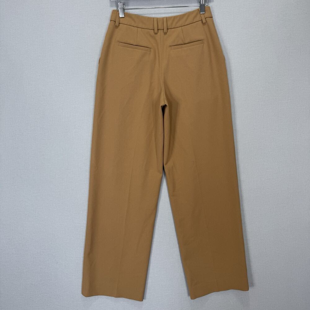 Samsoe Samsoe Paola Trousers Womens‎ Small Brown Sugar Wide Leg Minimalist Pants - Picture 4 of 13